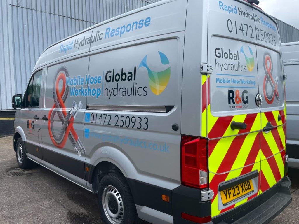 global hydraulics work van