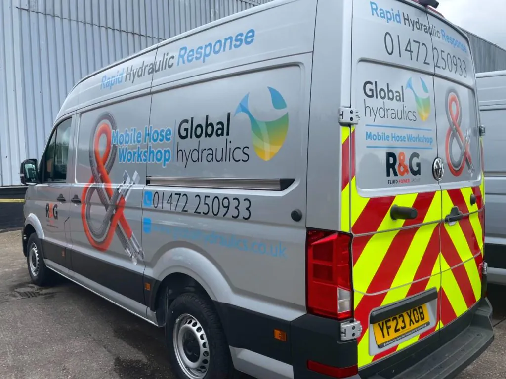 global hydraulics work van