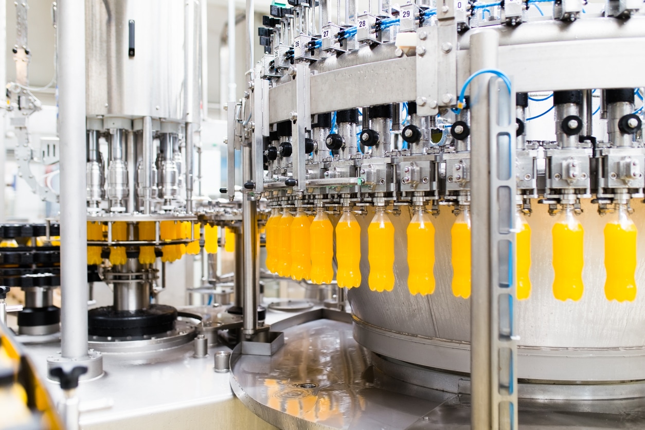 bottle packaging plant. global hydraulics