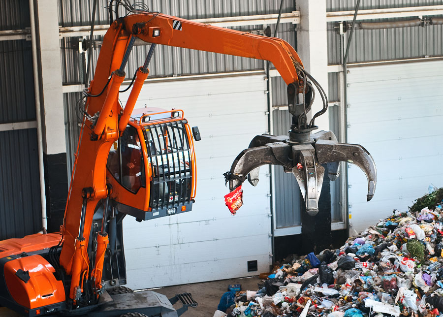 waste management system at work global hydraulics