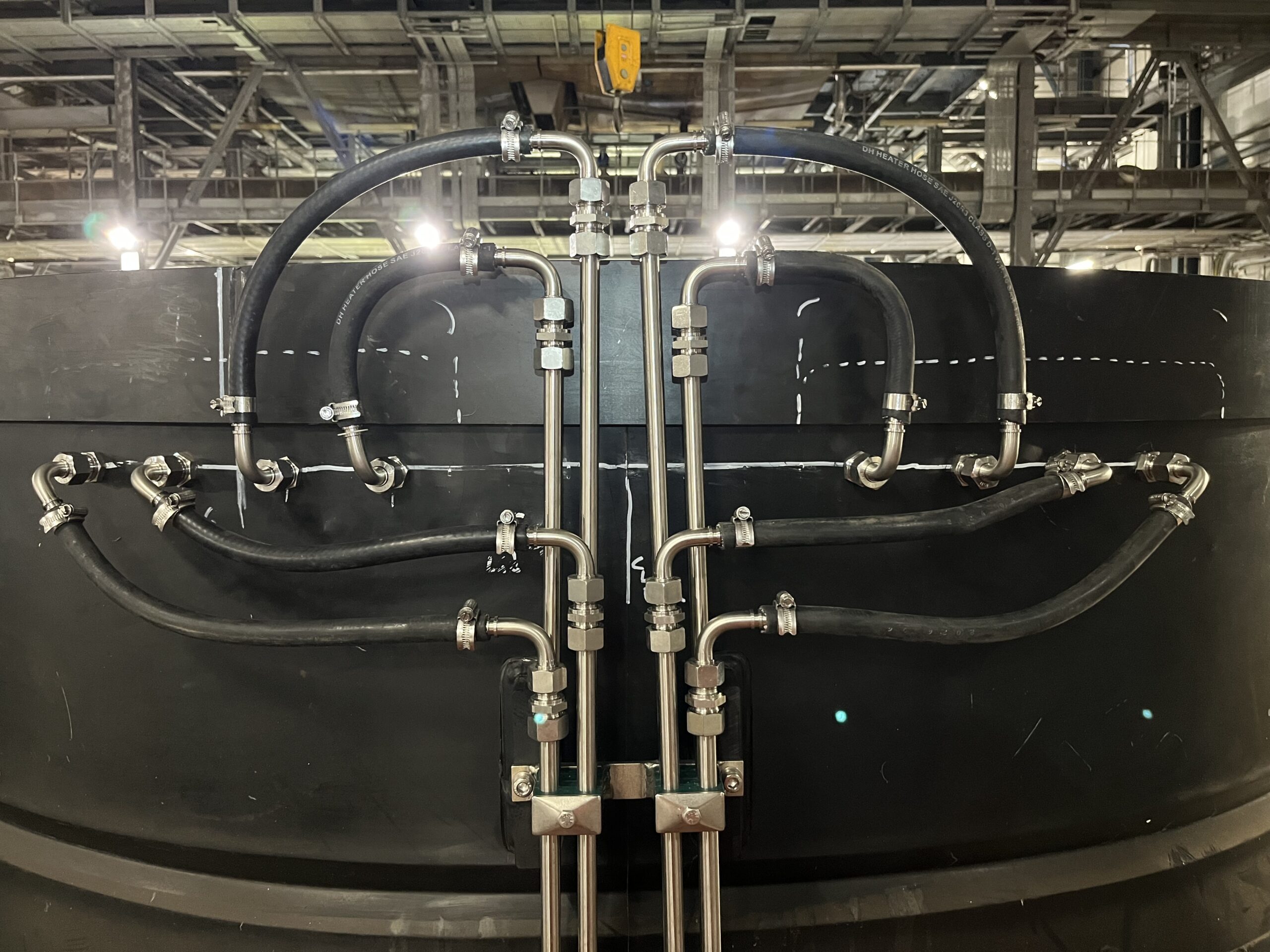 Stainless Steel Pipework by Global Hydraulic Services in Middlesbrough